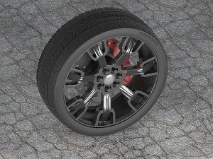 car wheel 3D Model