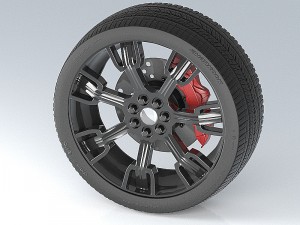 car wheel 3D Model