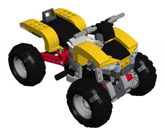 lego 31022 turbo quad a 3D Model .c4d .max .obj .3ds .fbx .stl .blend 