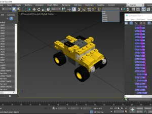 lego 4096 micro wheels g 3D Model