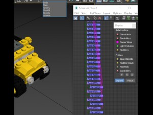lego 4096 micro wheels g 3D 模型