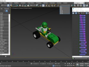 lego 6707 green buggy 3D Модель