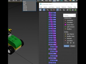 lego 6707 green buggy 3D Модель