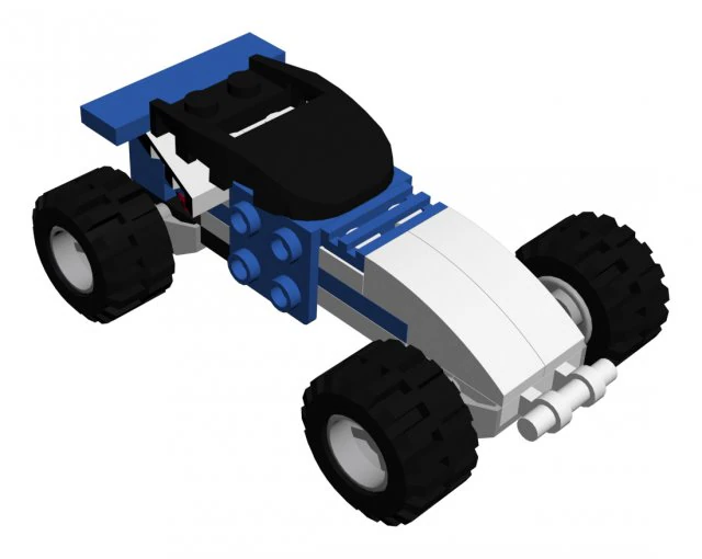 lego 7800 off road racer 3D Model .c4d .max .obj .3ds .fbx .stl .blend 