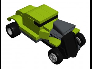 lego 8302 rod rider 3D 모델