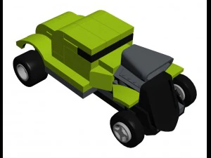 lego 8302 jinete de varilla Modelo 3D