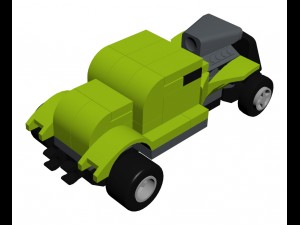 lego 8302 rod rider 3D 模型