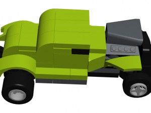 lego 8302 rod rider 3D 模型