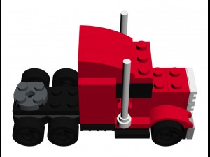 lego 8664 road hero 3D Модель