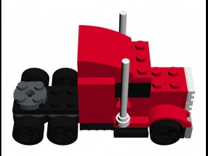 lego 8664 road hero 3D Model