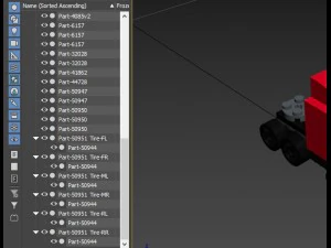 lego 8664 road hero 3D Model