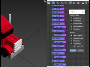 lego 8664 road hero 3D Model