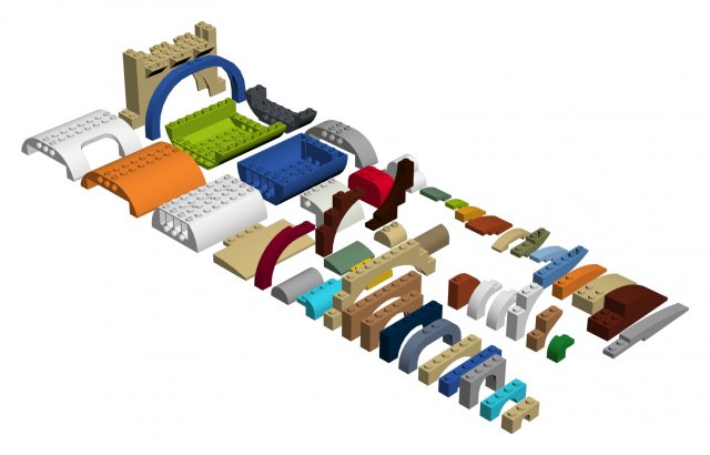 original lego parts no 1 3D Model in Toys 3DExport