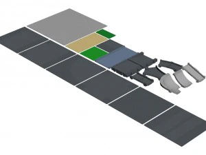 piezas originales lego n&ordm; 1 Modelo 3D