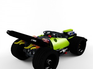 lego 42072 whack 3Dモデル