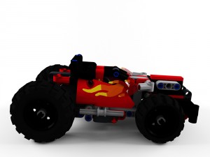 lego 42073 bash 3D Model