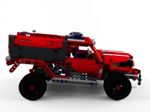 lego 42075 first responder Model 3D