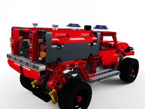 lego 42075 first responder Model 3D