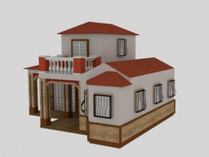 big house 3D Model