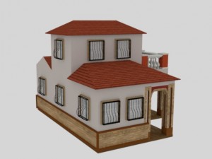 big house 3D Model