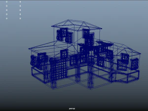 big house 3D Model