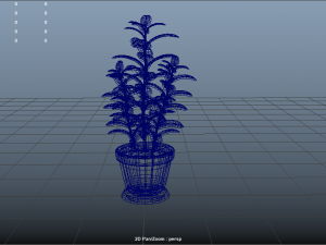 plant rubber tree 3D Model