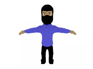 ladr&oacute;n Modelo 3D