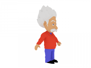 einstein 3D Модель