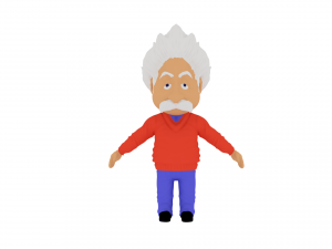 einstein 3D Модель