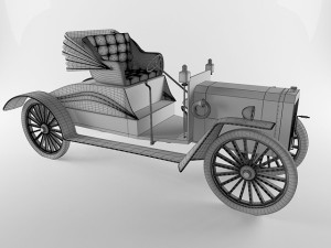 old car Modelo 3D