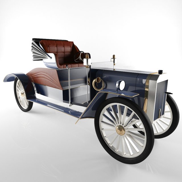 old car Modelo 3D .c4d .max .obj .3ds .fbx .stl .blend 