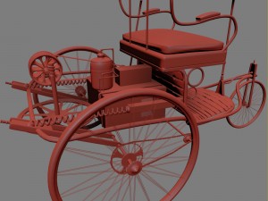 old car 3D 模型