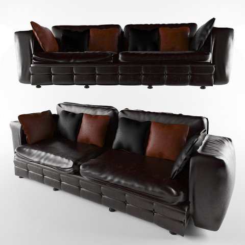 sofa 3D Model .c4d .max .obj .3ds .fbx .stl .blend 