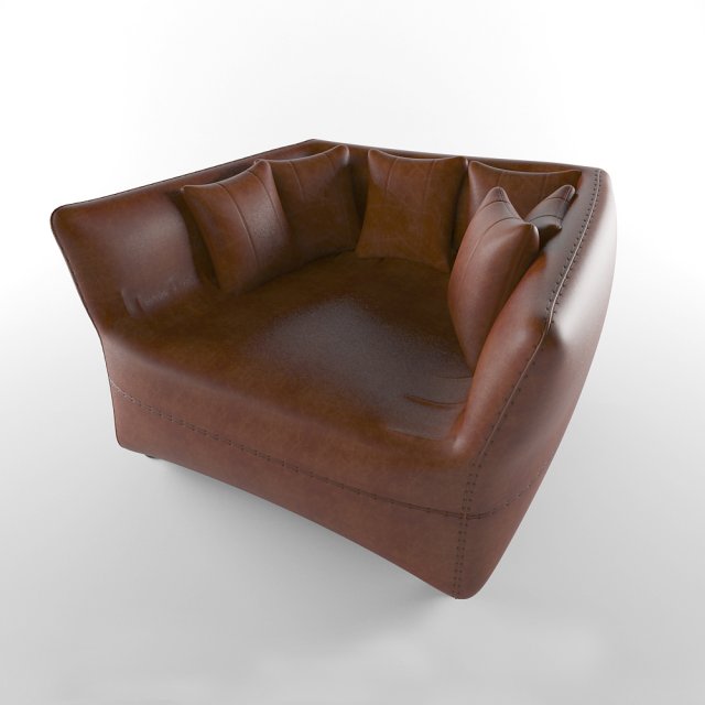 sofa 3D Model .c4d .max .obj .3ds .fbx .stl .blend 