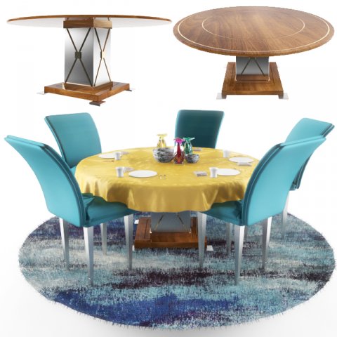 table 3D Model .c4d .max .obj .3ds .fbx .stl .blend 