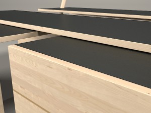 table and chair Model 3D