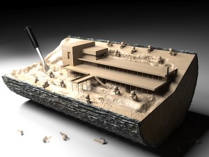 wood house 3D Модель