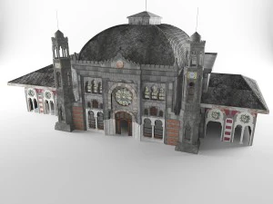 sirkeci tren gari Modelo 3D