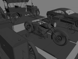 group of cars 3D मॉडल