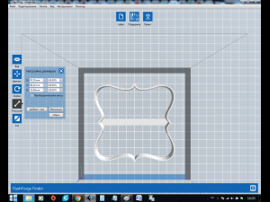 plate 23 cookie cutter for professional Modello di stampa 3D