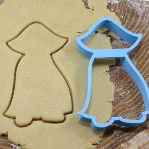 dracula cookie cutter for professional 3D Baskı Modeli .c4d .max .obj .3ds .fbx .stl .blend 