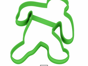 zombies cookie cutter for professional 3D 프린트 모델
