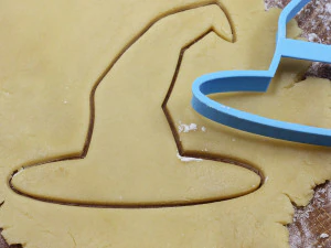 Tagliabiscotti con cappello da strega per professionisti Modello di stampa 3D