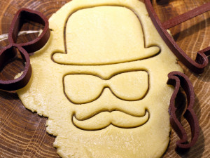set hat glasses mustache cookie cutter for professional 3D Print Model