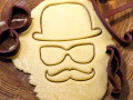 set hat glasses mustache cookie cutter for professional 3D Baskı Modeli