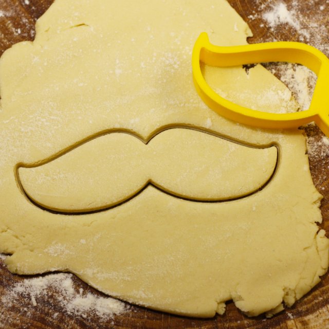mustache 2 cookie cutter for professional 3D 打印模型 .c4d .max .obj .3ds .fbx .stl .blend 