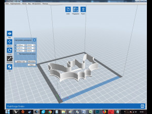 bat cookie cutter for professional 3D Druckmodell