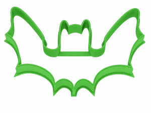 bat cookie cutter for professional 3D Print Model