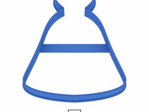 bottle potion cookie cutter for professional 3D printmodel