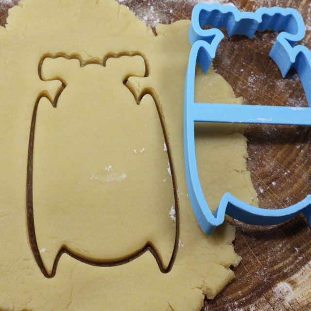 bat 2 cookie cutter for professional 3D printmodel .c4d .max .obj .3ds .fbx .stl .blend
